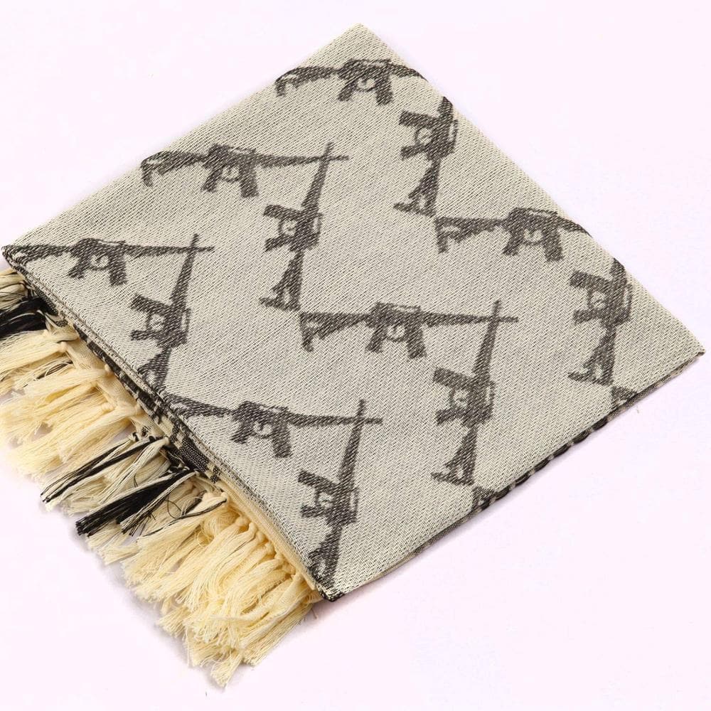 Keffiyeh Head Neck Scarf Wrap Summer Skull Turban-11
