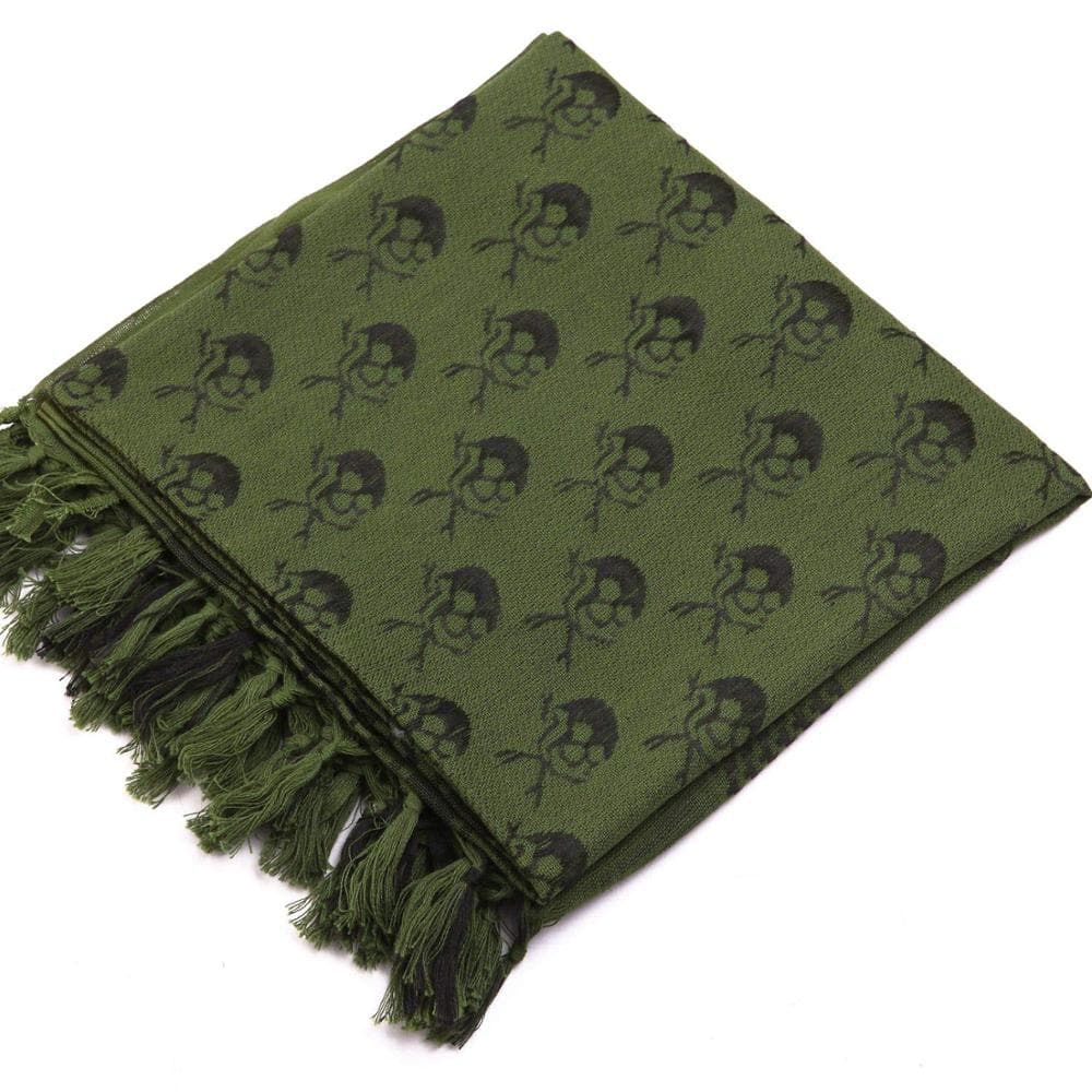 Keffiyeh Head Neck Scarf Wrap Summer Skull Turban-7