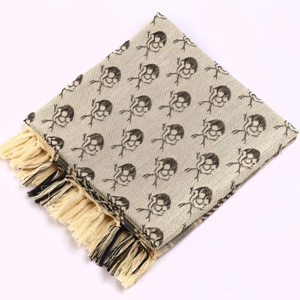 Keffiyeh Head Neck Scarf Wrap Summer Skull Turban-12