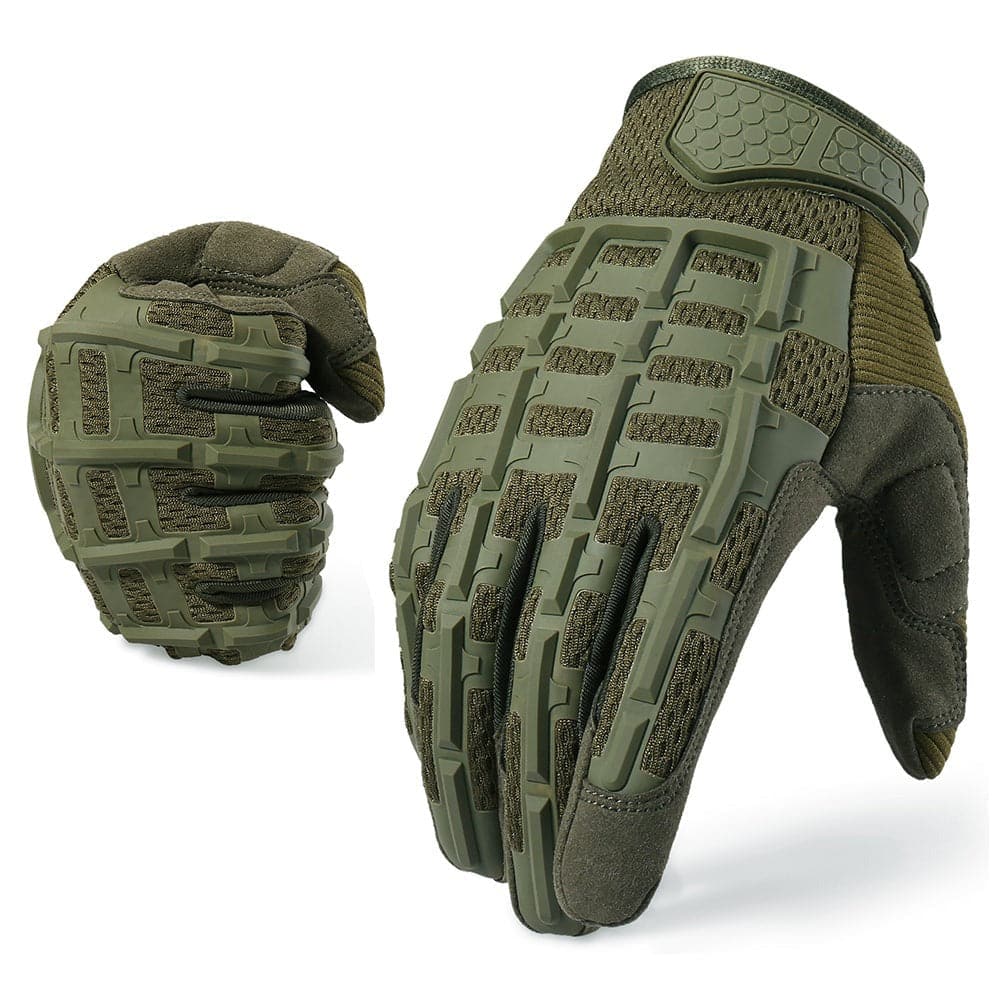 Paintball Airsoft Shooting Combat Protective Fingerless Glove-0