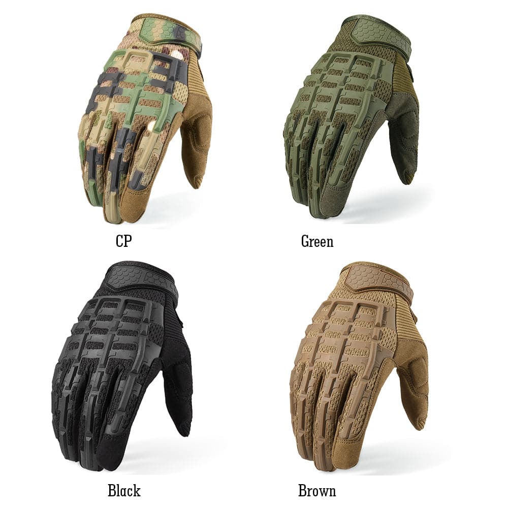 Paintball Airsoft Shooting Combat Protective Fingerless Glove-4