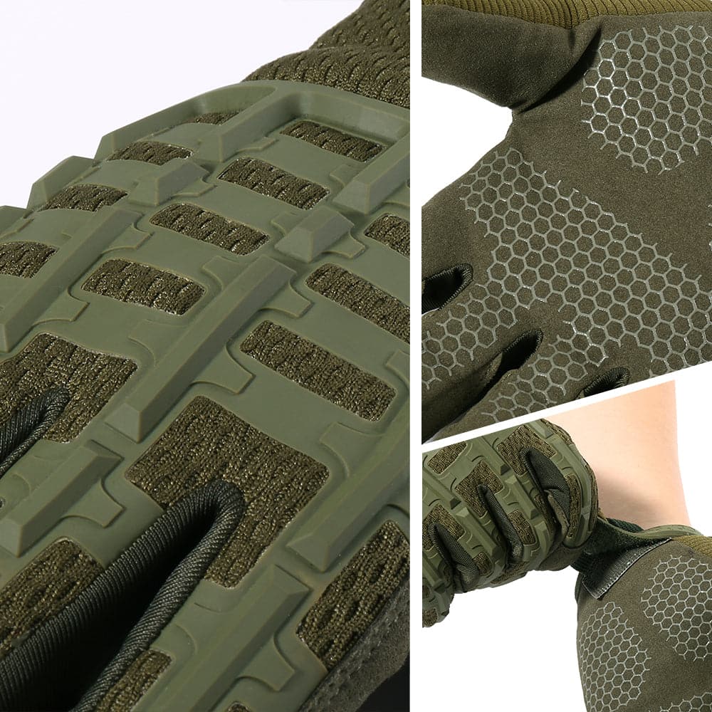 Paintball Airsoft Shooting Combat Protective Fingerless Glove-1