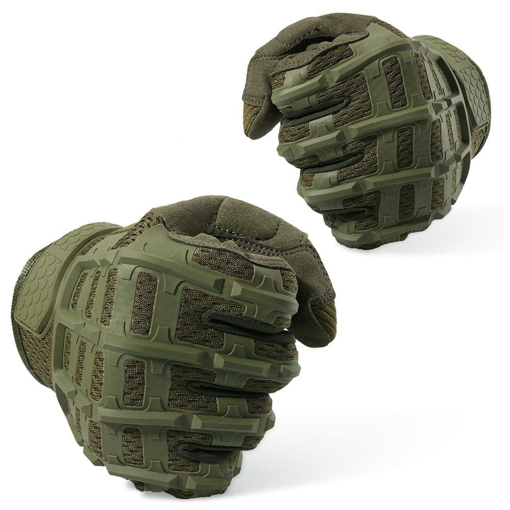 Paintball Airsoft Shooting Combat Protective Fingerless Glove-2