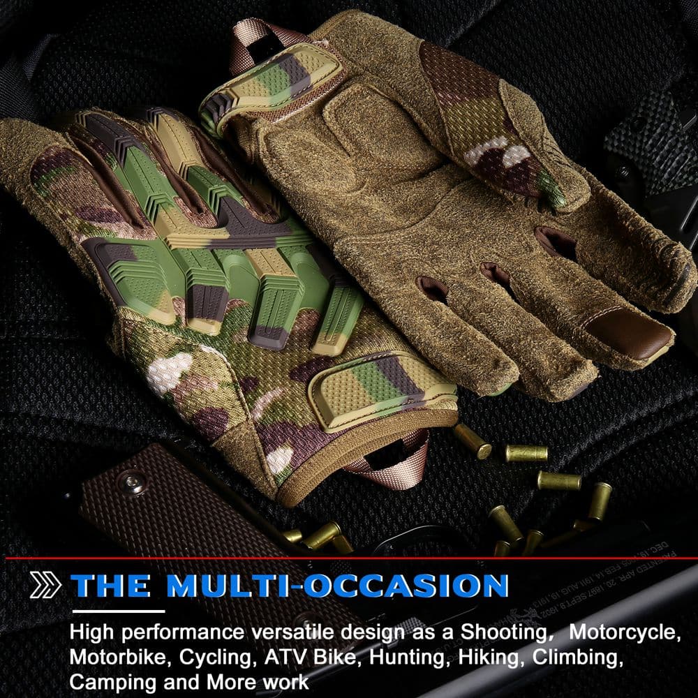 Military Paintball Airsoft Combat Shooting Anti-skid Glove-4