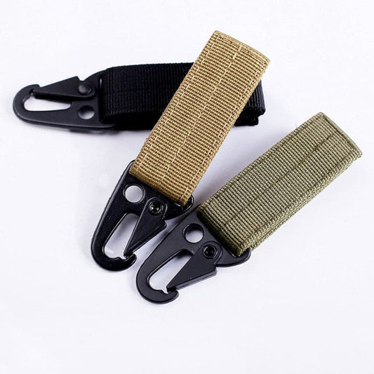 Nylon Tactical Backpack Key Hook Webbing Buckle Hanging-0
