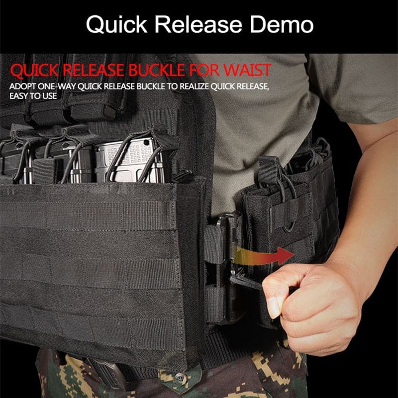 CS game equipment quick-release gun battle multi-camera vest-4