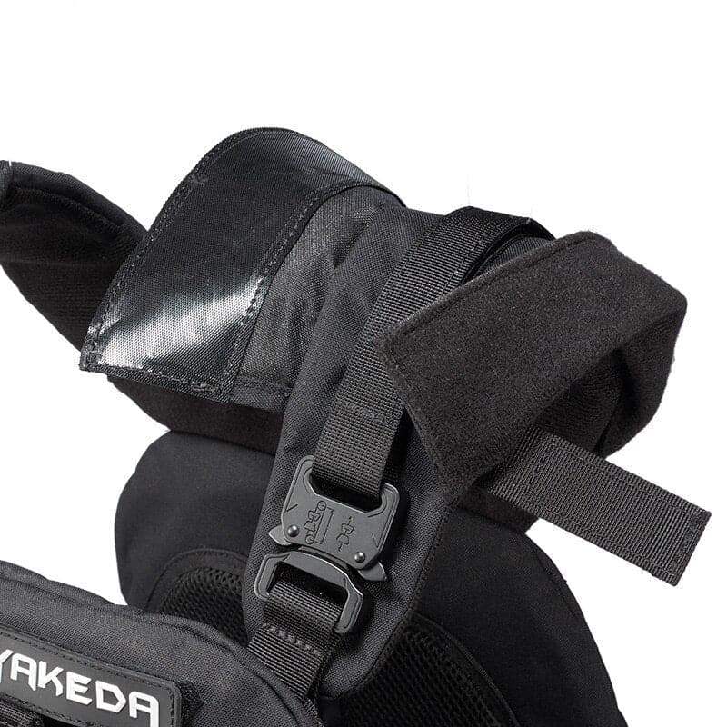 military tactical plate carrier vest with cummerbund pouches-4