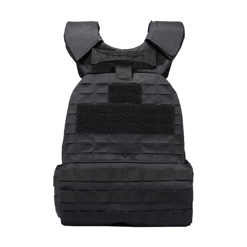 military tactical plate carrier vest with cummerbund pouches-1
