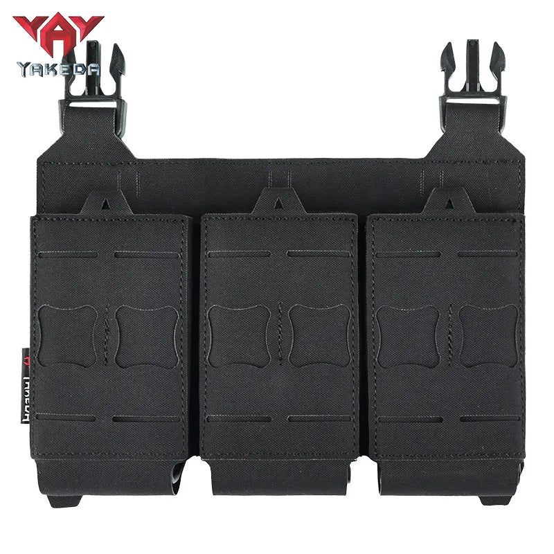 YAKEDA Tactical Magazine Pouch Triple Molle Mag Pouch Airsoft AK 7.62/5.56mm M4 Ar Rifle Hunting Accessories Mag Holster