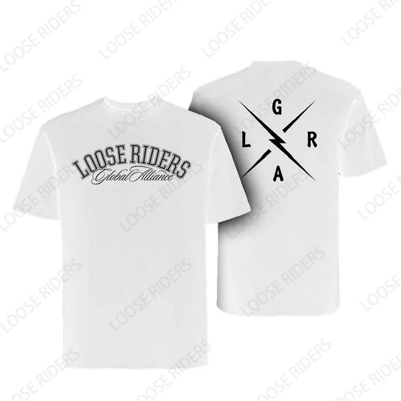 2023 Loose Rider Short Sleeve Jersey BMX MTB Mountain Bike Summer Shirts DH Motocross Downhill Enduro Sweatshirts