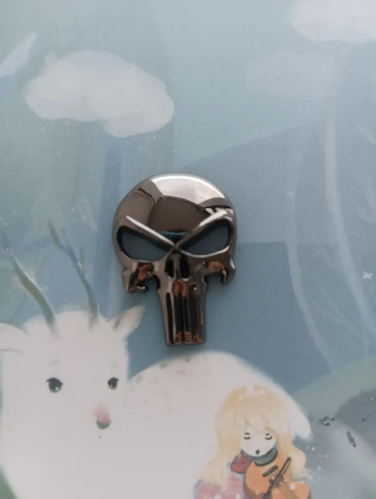 New Skull Metal Sticker for AR15 AR10 AK47 M4 M16 1911 USP M92 Glock G17 19 22 43x Airsoft Rifle Pistol Gun Hunting Accessories