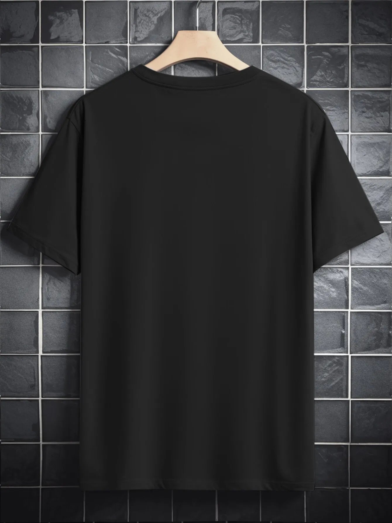 Men's Casual Round Neck T-Shirt with Bold "KISS Issues" Graphic - Black Polyester Tee, Machine Washable, Ideal Gift for Him