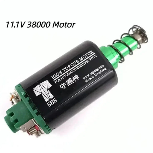 Brave 38000rpm SHS AEG Motor High Torqub Motor 11.1V 38000 Twist Type Speed Motor long Axle Airsoft M16/M4/MP5/G3/P90 AEG Motor