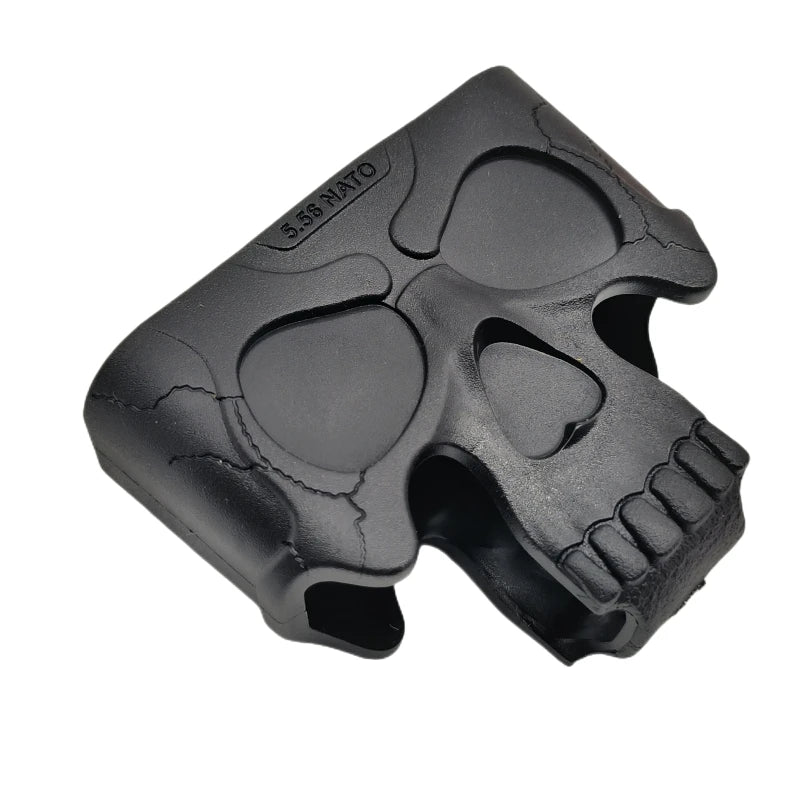 5.56 7.62 Skull Rubber Magazine Assist Cage Loop Pouch Mag Fast Tactical Pull For M4 AK AR15 Hunting Shooting Airsoft Accessory