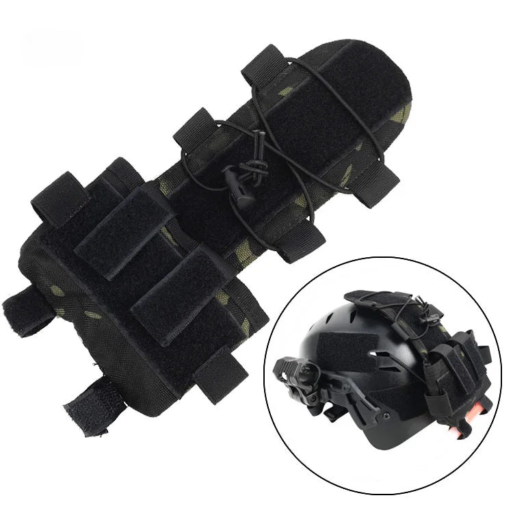 Tactical Helmet Battery Pouch MK2 Battery Pack M-LOK Helmet Counterweight Pack Military Airsoft Hunting FAST Helmet Accessories