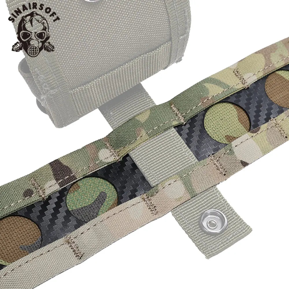Tactical FC MOLLE Bison Belt D-Ring Buckle Hook Loop Lightweight Low Profile Training Waistband Airsoft Gear Hunting Accessories