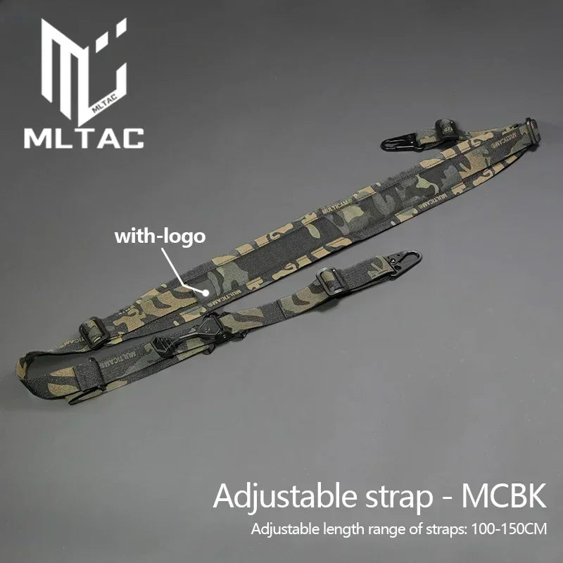 Tactical 2 Point Modular Rifle Sling Shooting Hunting Weapo Fast Shoulder Strap Portable Adjustable Sling Rope Fit M4 Ak Ar15