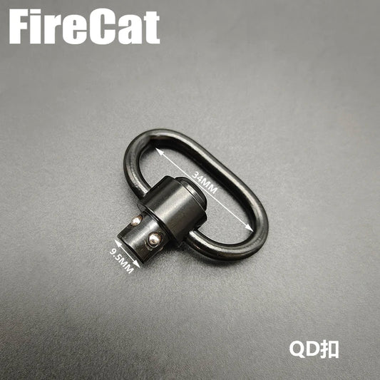 Airsoft Tactical Metal QD Sling Mount for MLOK Rail Quick Release Steel Push Button Attachment Points Hunting Gun Accessories