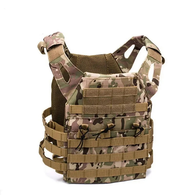 Nylon Tactical Vest Body Armor Hunting Carrier Airsoft Accessories Combat MOLLE Camo Military Army Vest CS Game Jungle Equipment