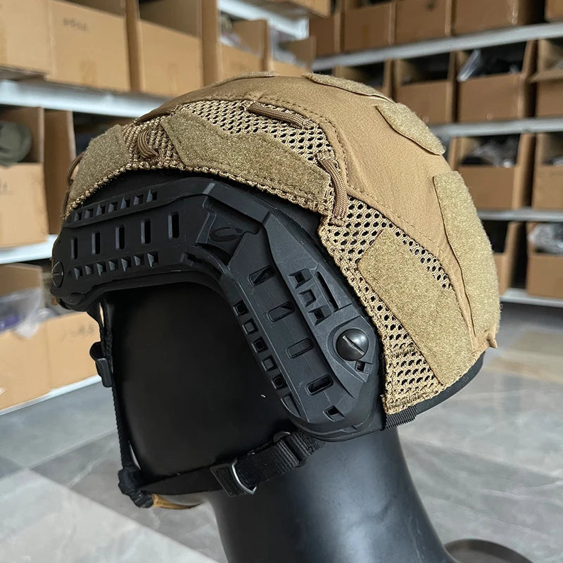 Multicam Helmet Cover Tactical FAST/OPS-CORE/SF Helmet Cover Gear Airsoft Paintball Wargame Helmet Protective Cover Accessories