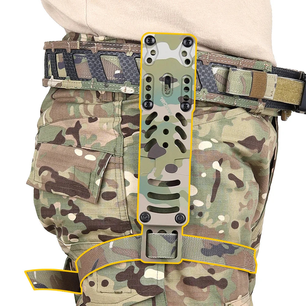 New Tactical RHP Rigid Holster Platform Modular Holster Adapter Adjustable Drop Strap Hunting Airsoft Training Belt Accessories