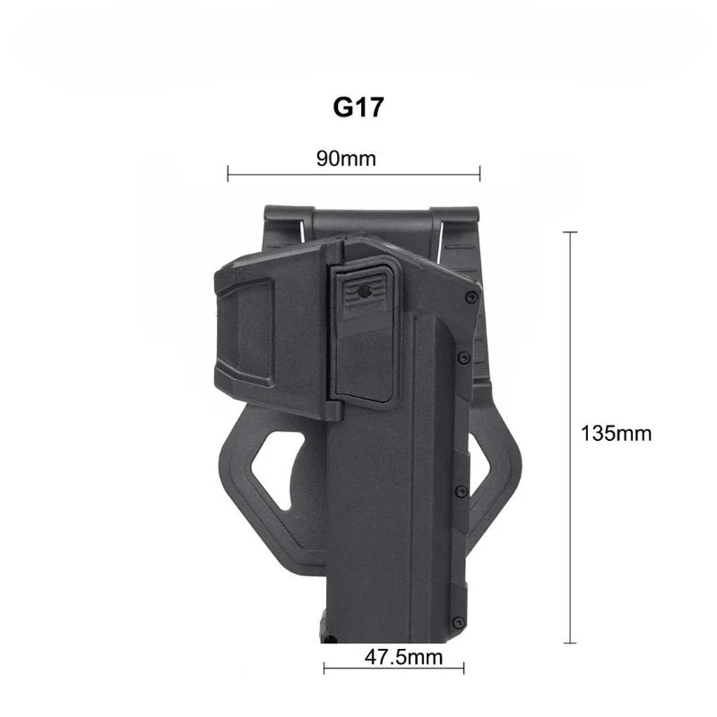 Tactical Classics G*ock 17 18 19 Pistol Holsters for X300 X400 W*apon Flashlight Airsoft Colt M1911 P320 Waist Gun Holster