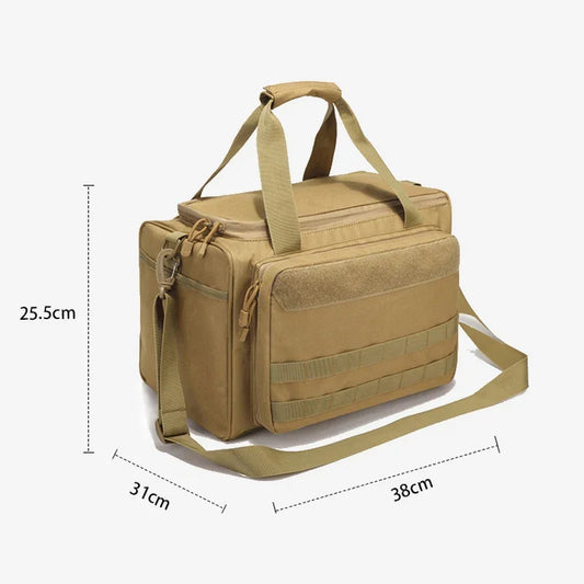 Tactical Handgun Bag Waterproof Military Shoulder Bag Tactical Accessories Training Shooting Range Airsoft Shooting Supplies