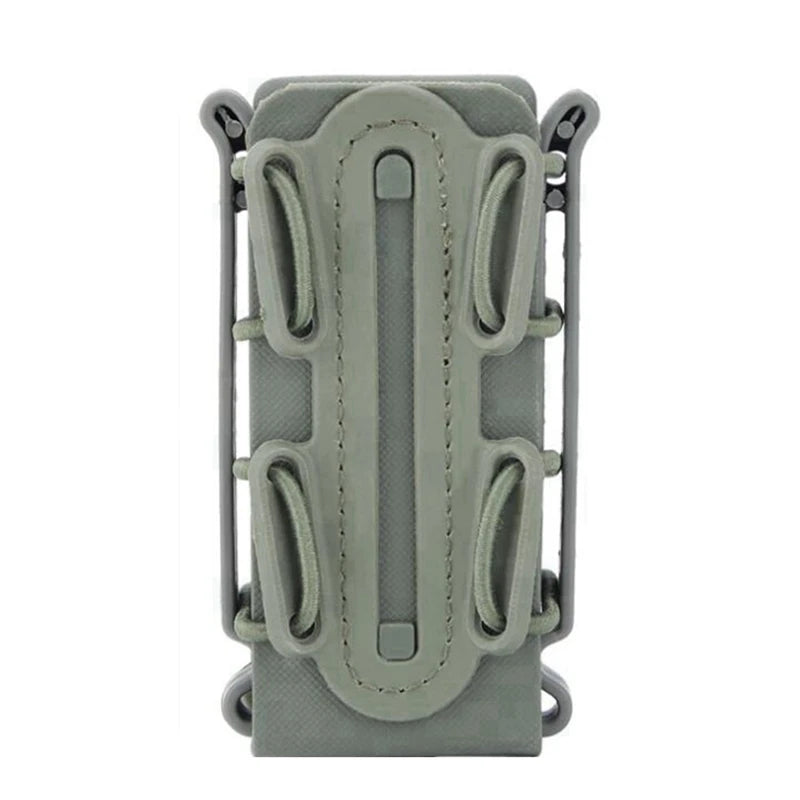 Hunting 5.56 7.62 9mm Magazine Pouch Molle Scorpion Fast Mag Quick Release AR15 Mag Holster Case Box with Molle Waist Belt Clip