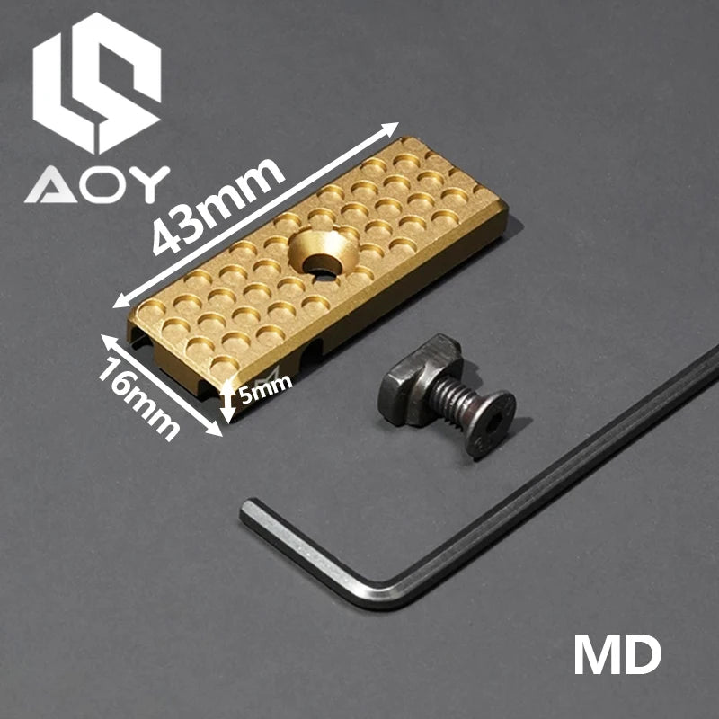 Mlok Keymod System Laser Flashlight Tactics Wire Guide Pressure Remote Switch Cable Management Airsoft Metal Weapons Accessories