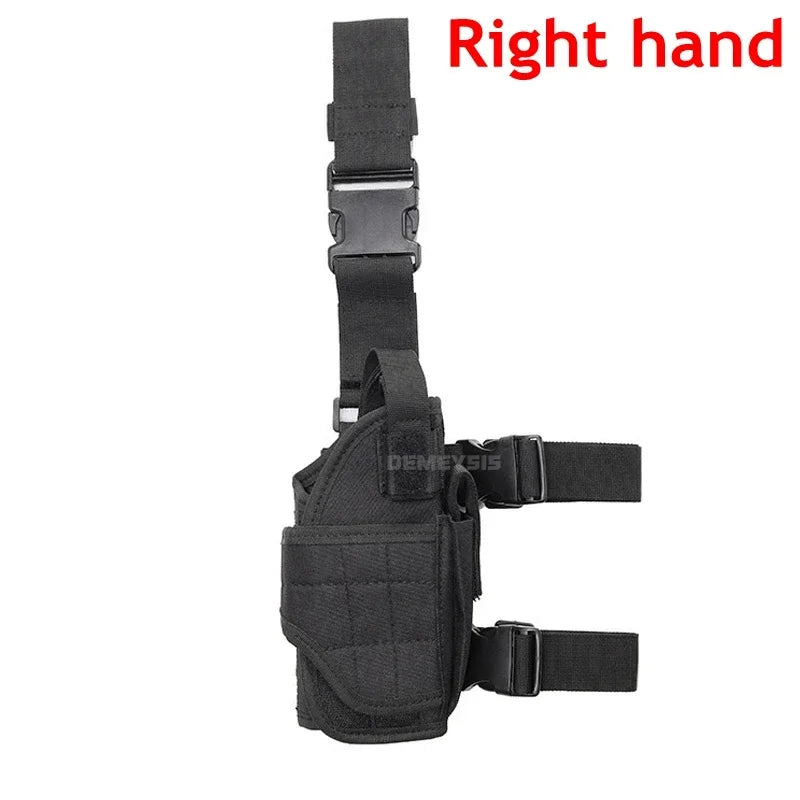 Universal Drop Leg Gun Holster Right Handed Tactical Thigh Pistol Bag Pouch Legs Harness for All Handguns