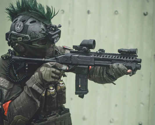 Airtac Shotgun to M4 Magazine Adapter (TM-M870/Breacher/Golden Eagle/Secutor)