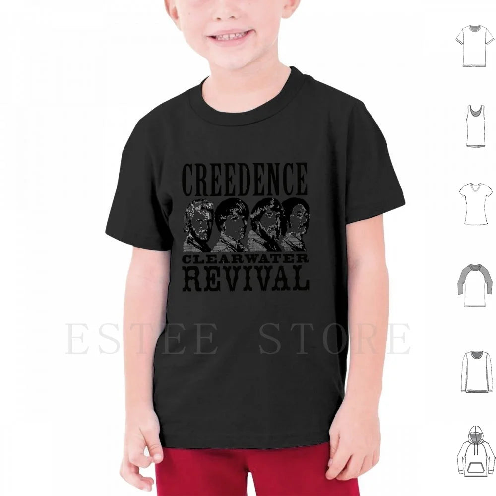 Untitled T Shirt Cotton Men DIY Print Credence Ccr Credence Clearwater Revival Vintage Studio Retro Music Deadhead Vinyl Tape