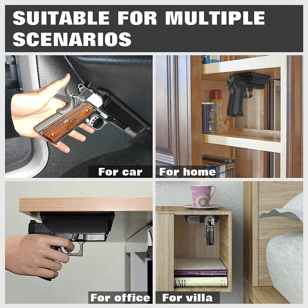 Magnet Gun Mount Holster For Glock 17/19/26 Taurus Car Concealed Universal Pistol Magnetic Holster Airsoft Accessories