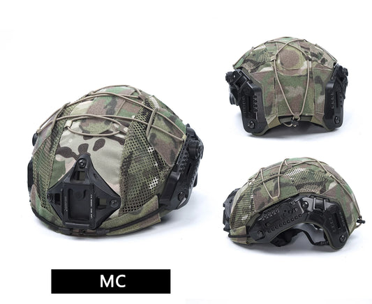 Mtek Helmet Cover Mesh Tactical Equipment Airsoft Hunt Accessory Tactical Helmet Protective Gear Outdoor Wargame Hunting
