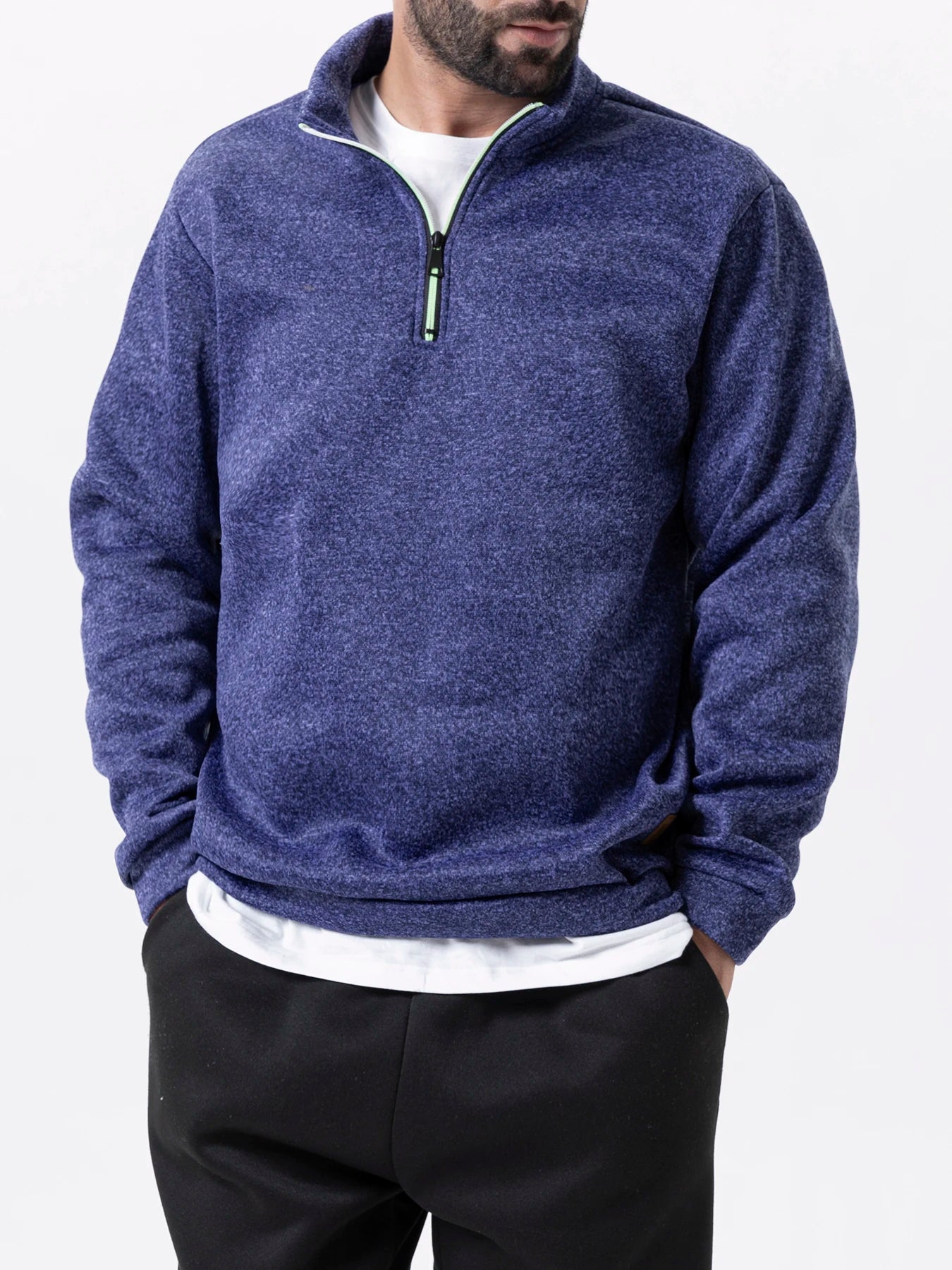 Autum Men's Turtlenecks Sweaters Knitwear Daily Casual Pullovers Solid Color Fleece Warm Sweatshirt Loose Fit Male Streetwear