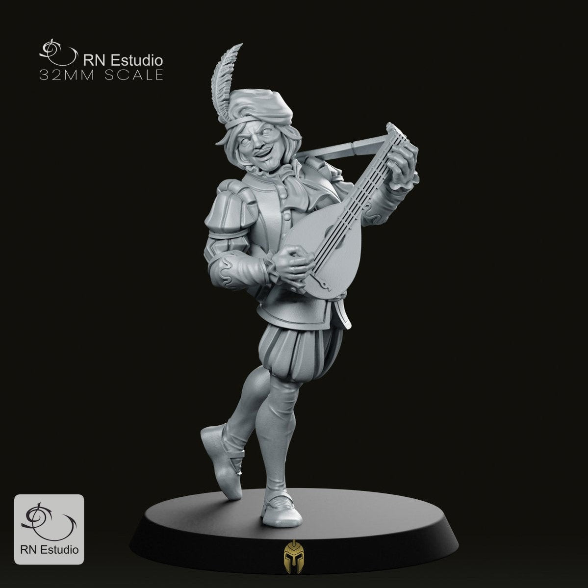 Bard Delionne Fantasy Miniature