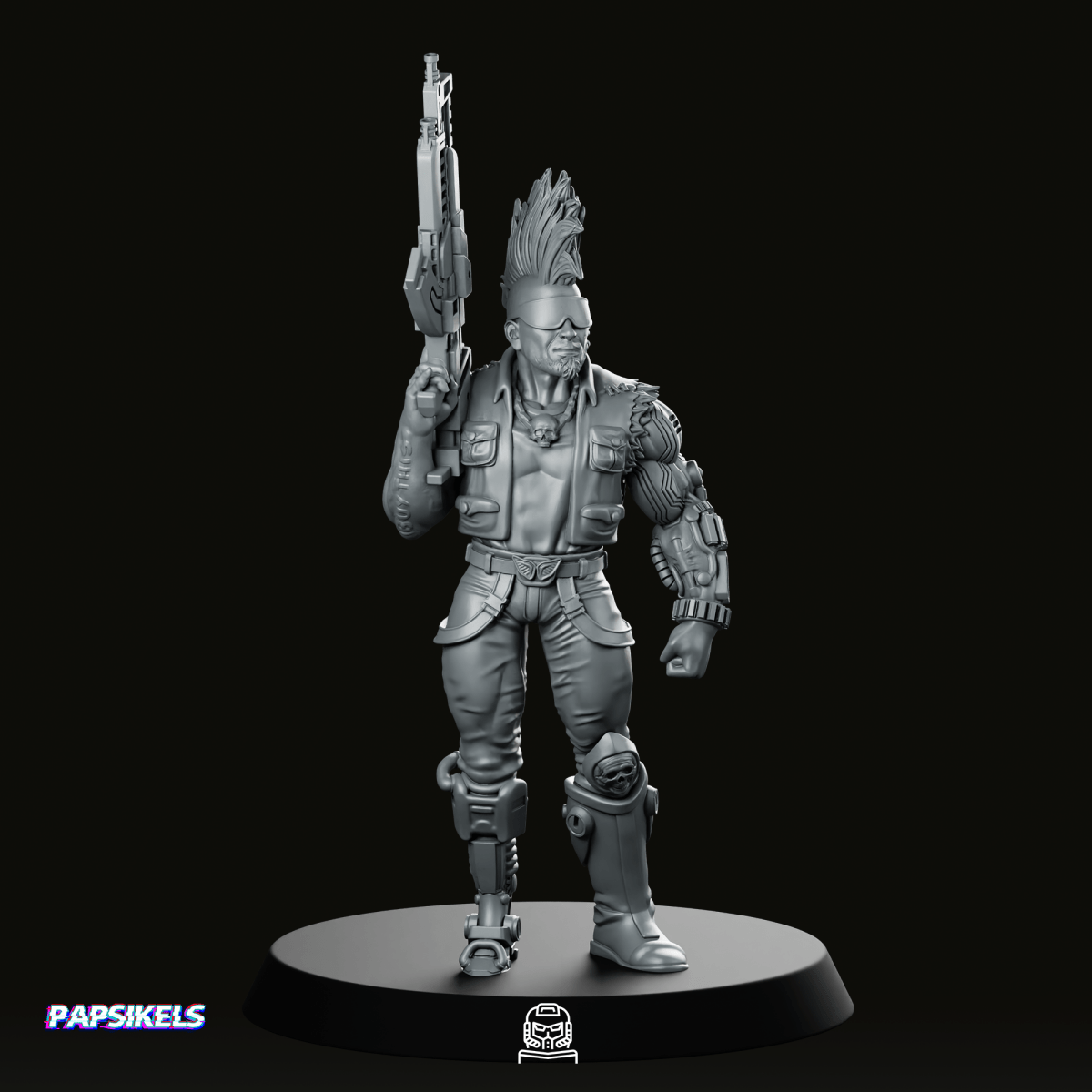 Bert Munrosh Cyber Gunsmith Miniature