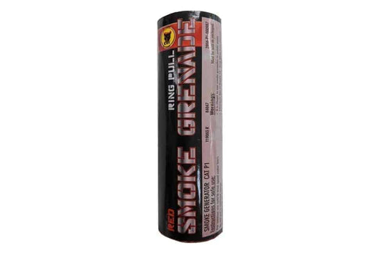 Black Cat Ring pull smoke grenade (Red)