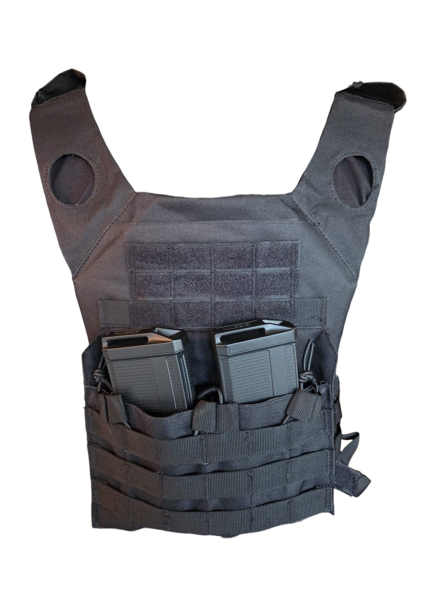 Black Chest Rig Plate Carrier Vest