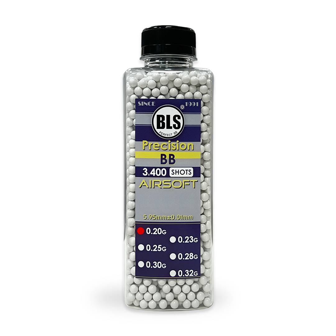 BLS 0.20g Bottles 3400 Round Supreme Grade Airsoft BB's