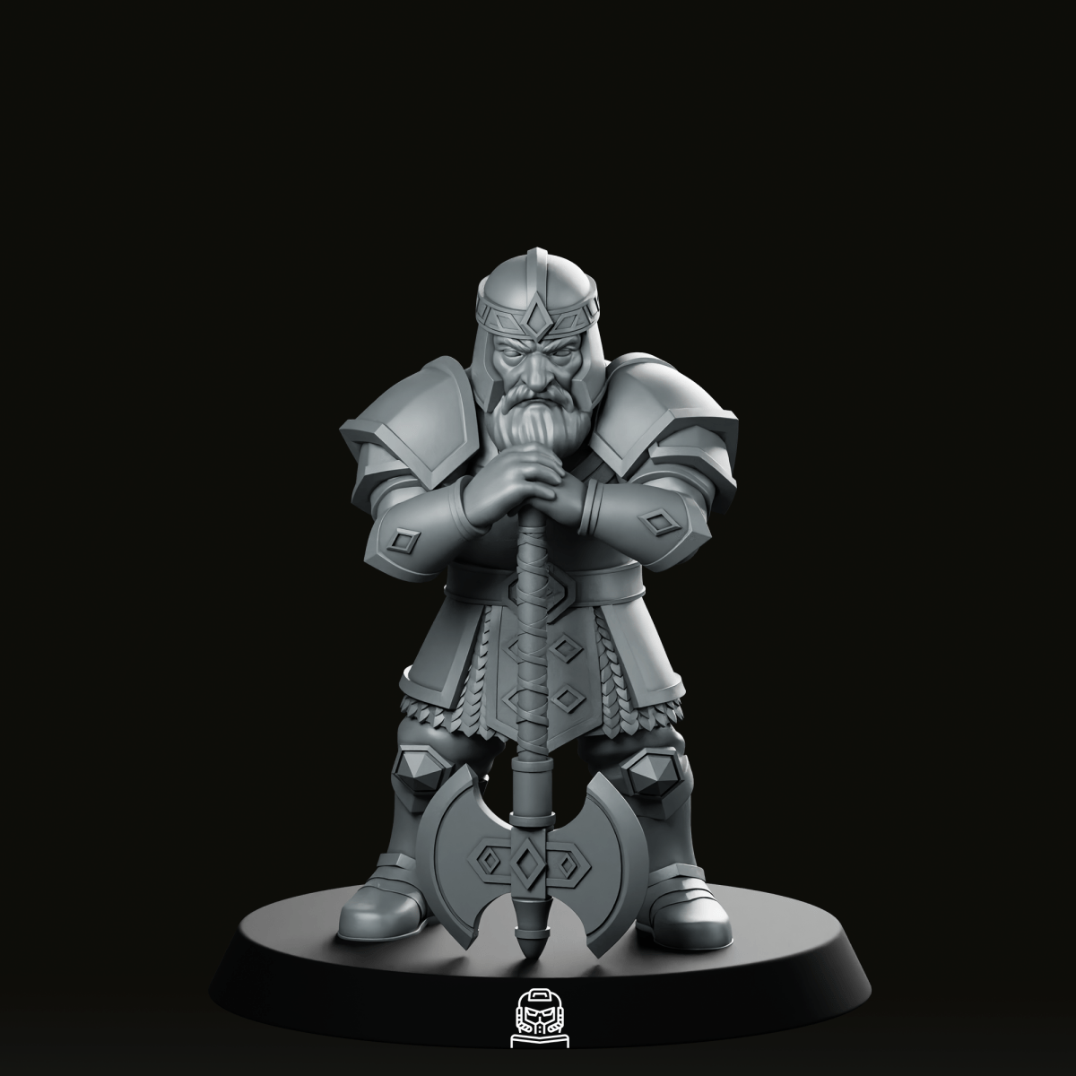 Brogar Dundrason Dwarf Warrior Miniature