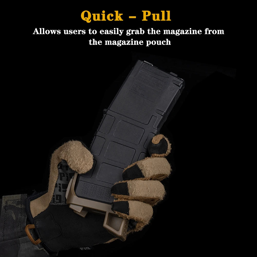 Tactical Airsoft GBB PMAG Magazine Base Quick-Pull Prone Support With PEQ Night Vision Scope Adjustment Tool For Shooting Drill
