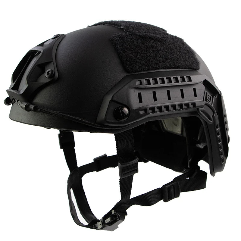 FAST Tactical Helmet Lightweight CE Certified ABS Explosion Proof Adjustable Knob Suspension Airsoft MH Helmet