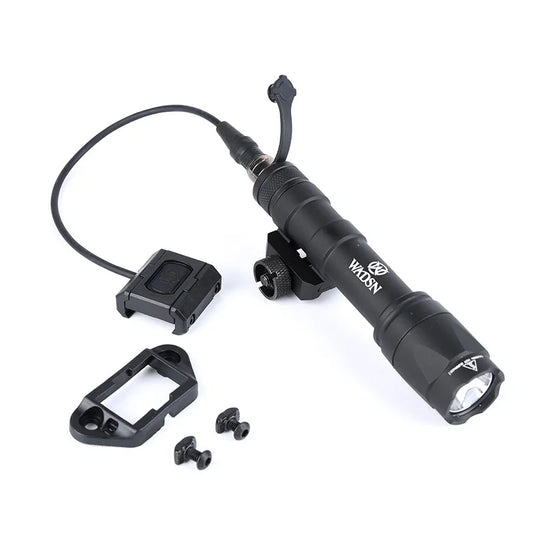 Tactical SF M600 M600B Flashlight Scout Lamp Fit MLOK KEYMOD Switch M600C White LED Light AR15 Rifle Airsoft Hunting Accessories
