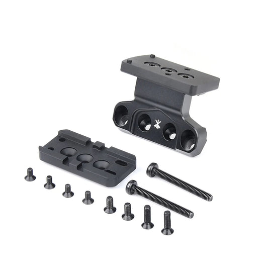 Airsoft Tactical Toy Gun Red Dot Sight Scope Mount 30mm LPVO Fast Mount with 20mm Picatiny Rail Base Accessory for AR15 Rifle