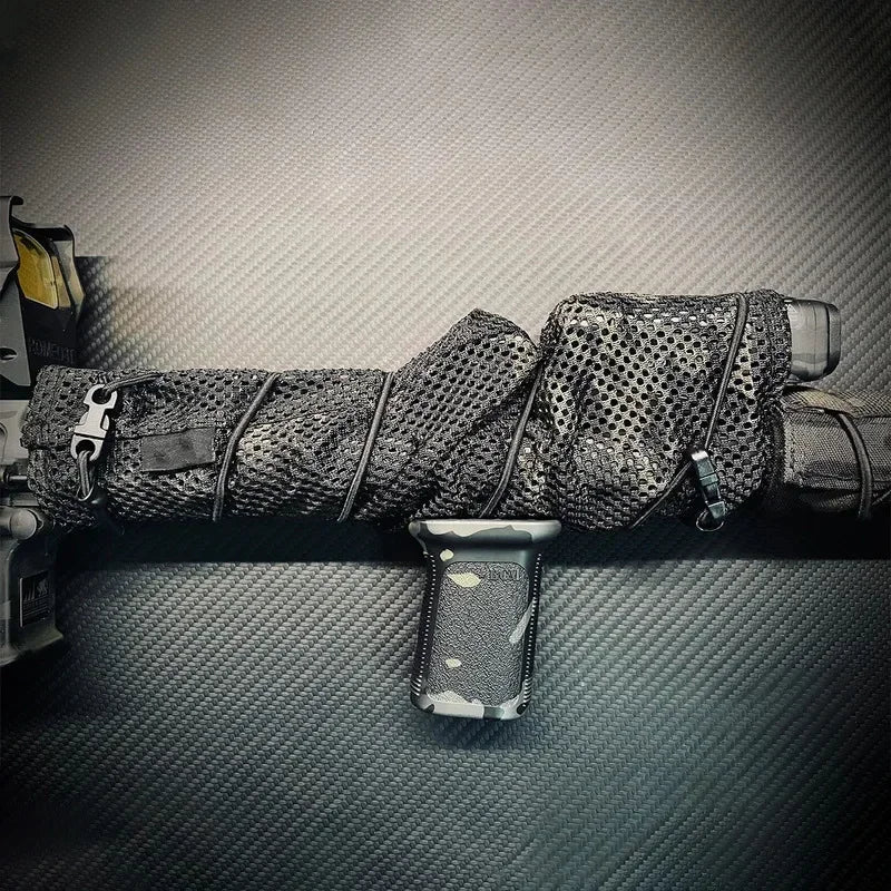 Tactical Fishbone Camouflage Cloth Airsoft Paintball Shooting Role Playing Movie Props Rifle Handguard Cloth Accessory