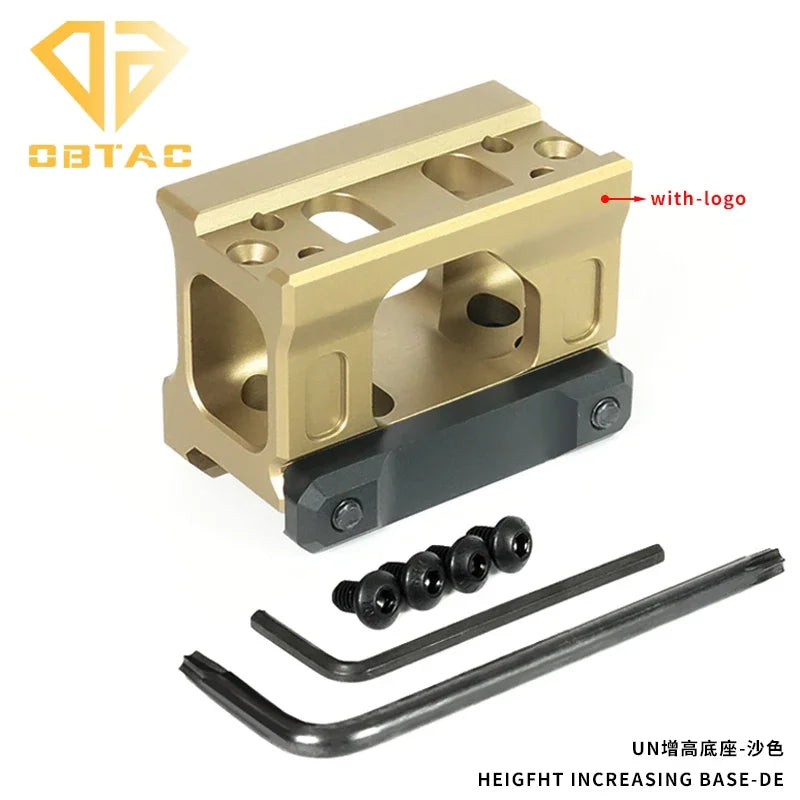 Airsoft Tactical Scope Mount Height Increasing Version Safety Hunting Red Dot Sight Metal Base For 20MM Rail Weapon Accessories