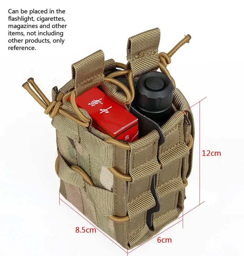 Moller 5.56 7.62 dual magazine pouch for M4, M16, AR15, G36 magazines, EDC outdoor accessory, hunting vest bag, waist pouch