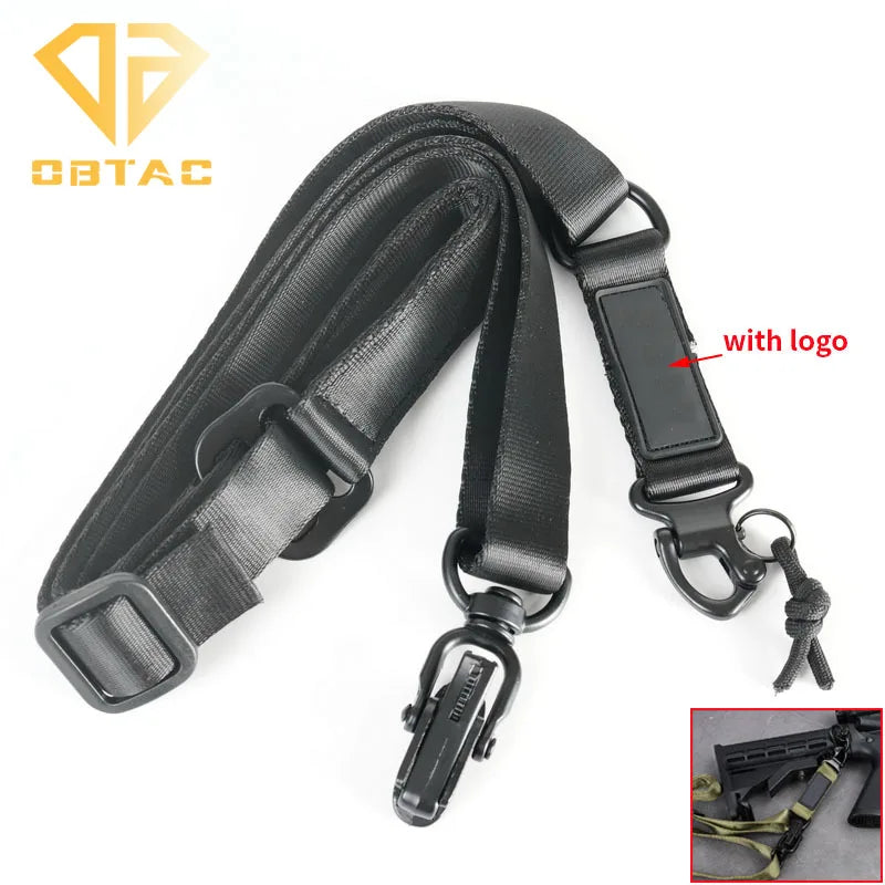 MS2 MS3 MS4 Airsoft Tactical Rifle Sling 2 Point Quick Detach Nylon Adjustable Strap Fit Outdoor Shooting Hunting Accessories