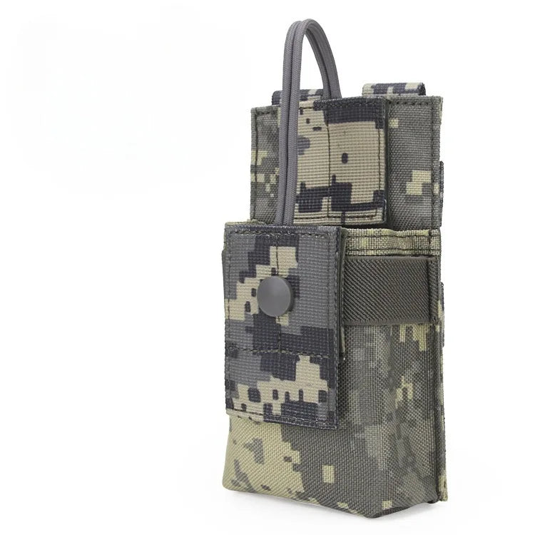 1000D Nylon Tactical Universal MOLLE Walkie Talkie Bag Military Hunting Portable Airsoft Accessories Wargame CS Gear Supplies